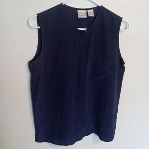 Rasting & Co. Women's Navy Button Down Shirt Sz S